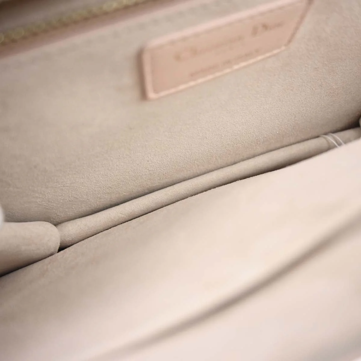 Christian Dior Light Pink Cannage Shoulder Bag - Image 10
