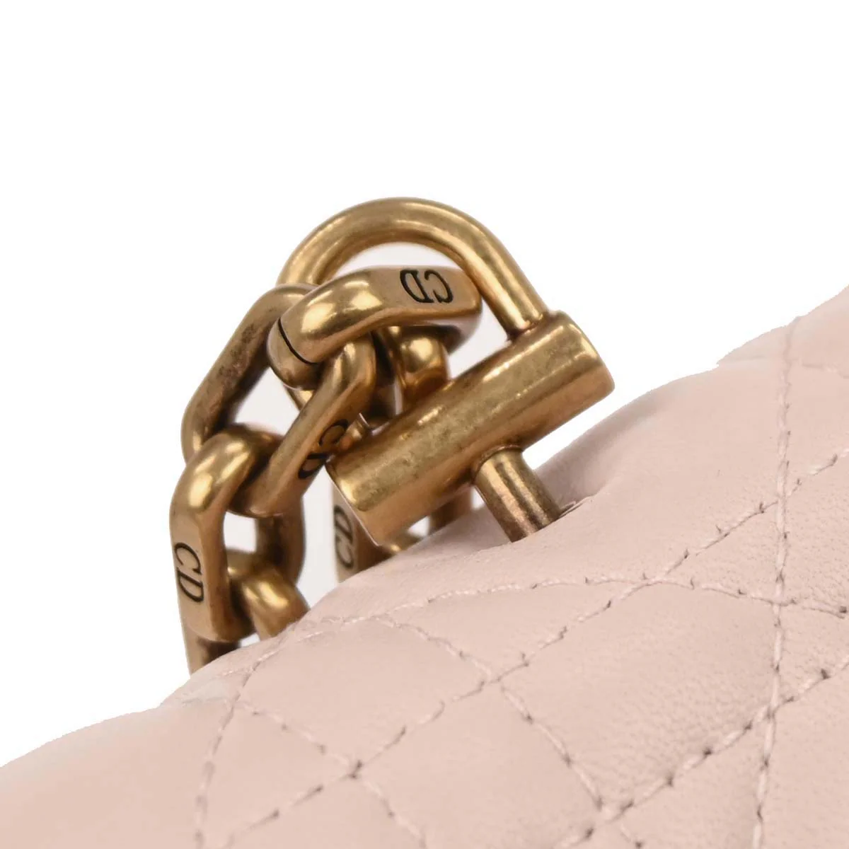 Christian Dior Light Pink Cannage Shoulder Bag - Image 3