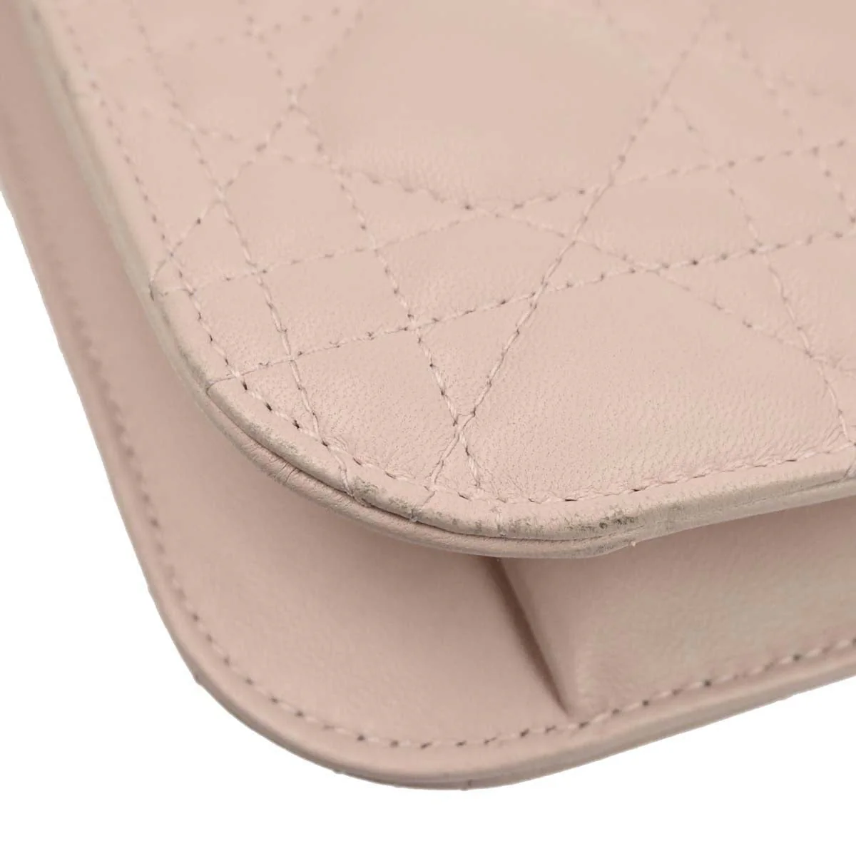 Christian Dior Light Pink Cannage Shoulder Bag - Image 5