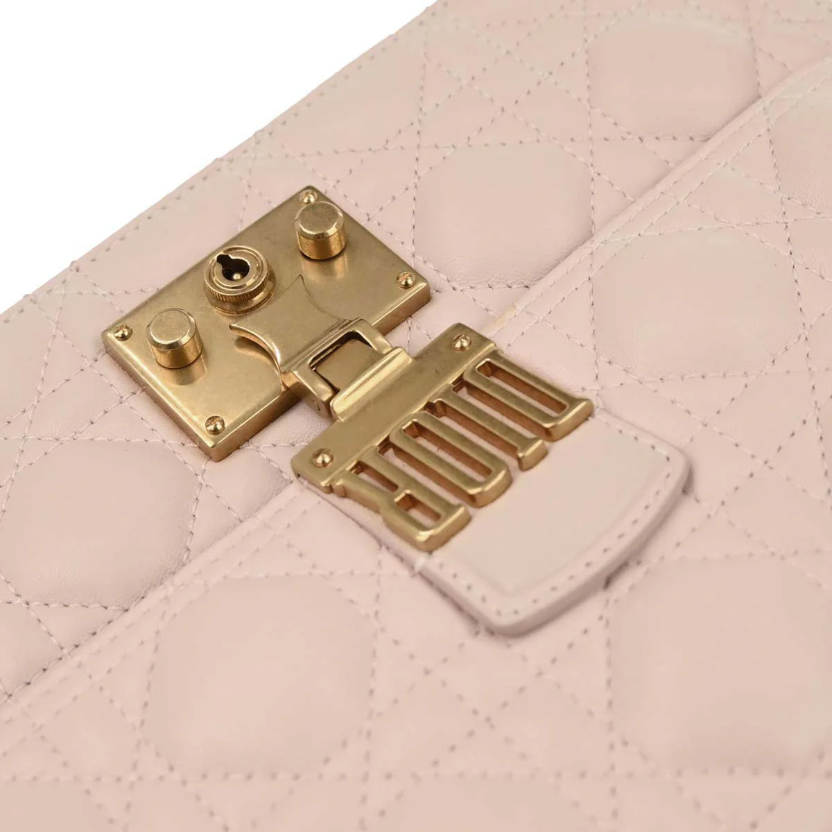 Christian Dior Light Pink Cannage Shoulder Bag - Image 6
