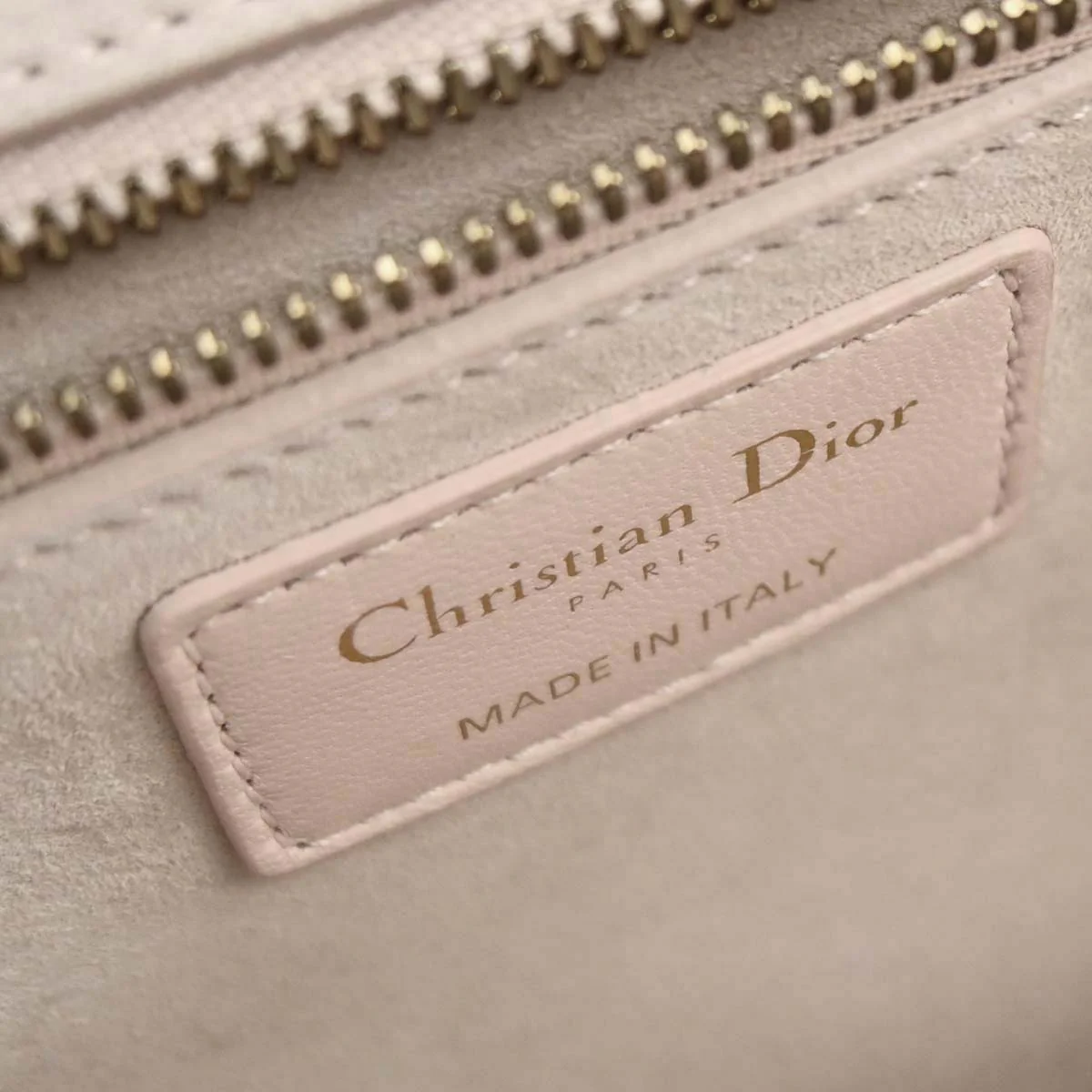 Christian Dior Light Pink Cannage Shoulder Bag - Image 9