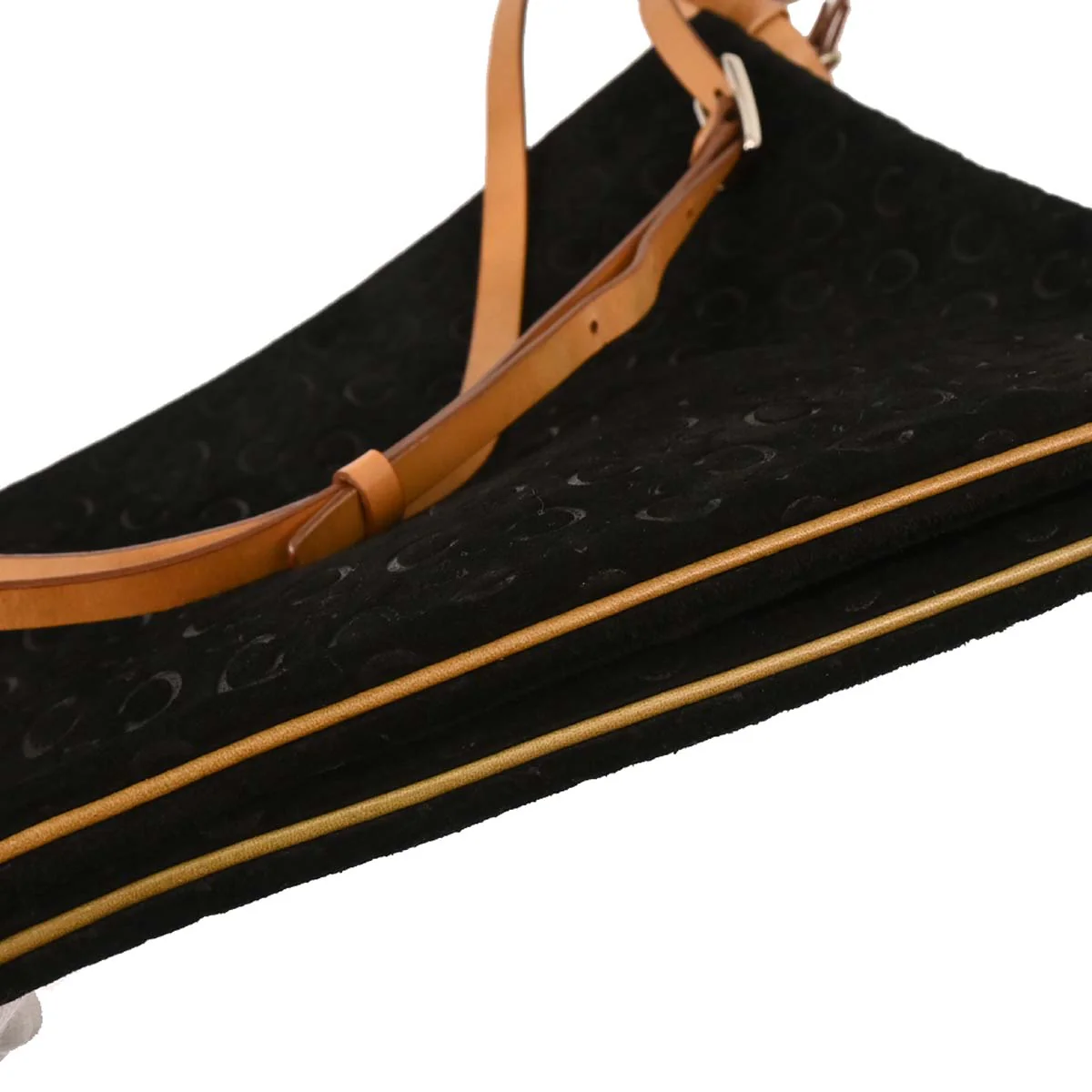 Celine Black Suede C Macadam Twin Handbag - Image 7