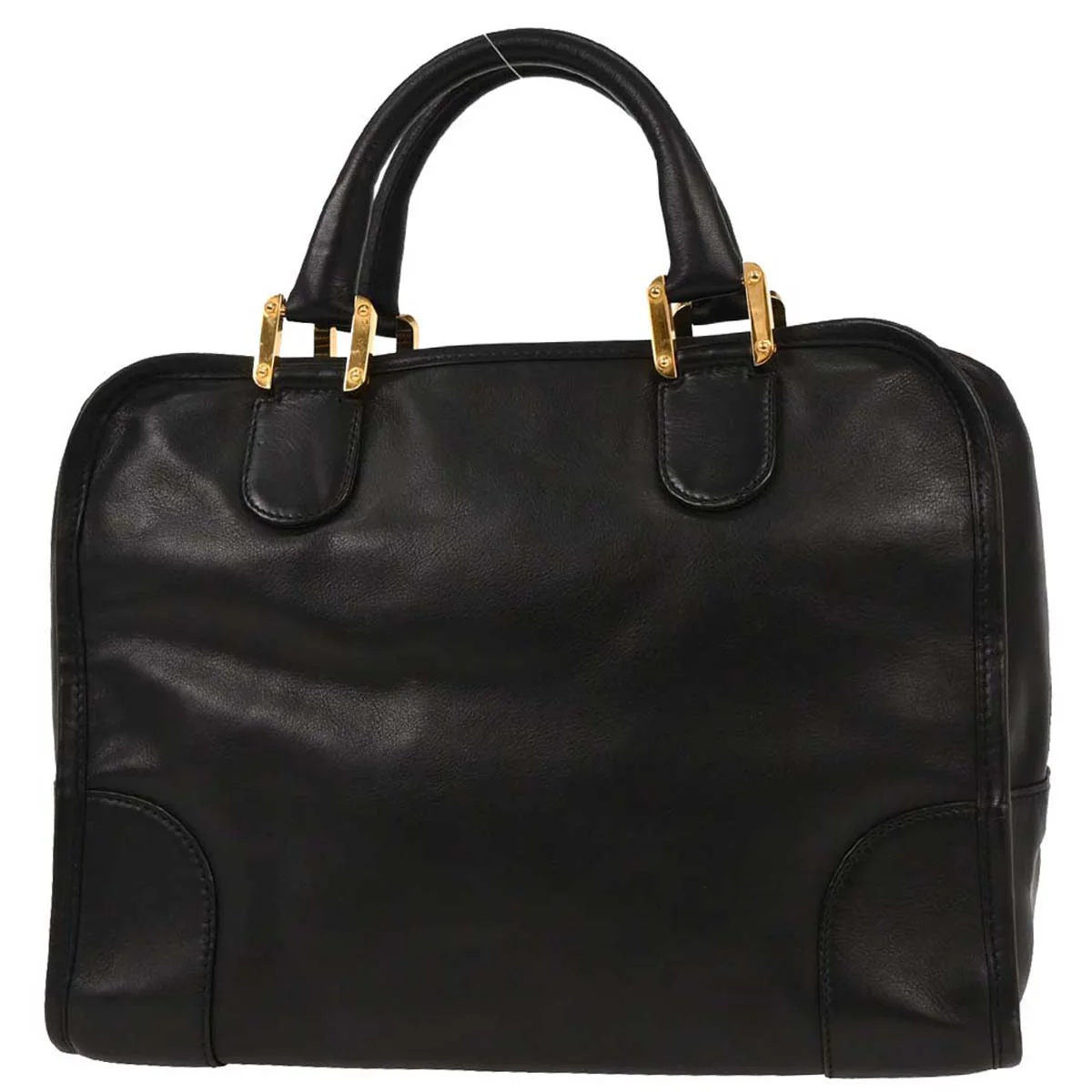 Loewe Black Leather Amazona 32 Handbag - Image 2