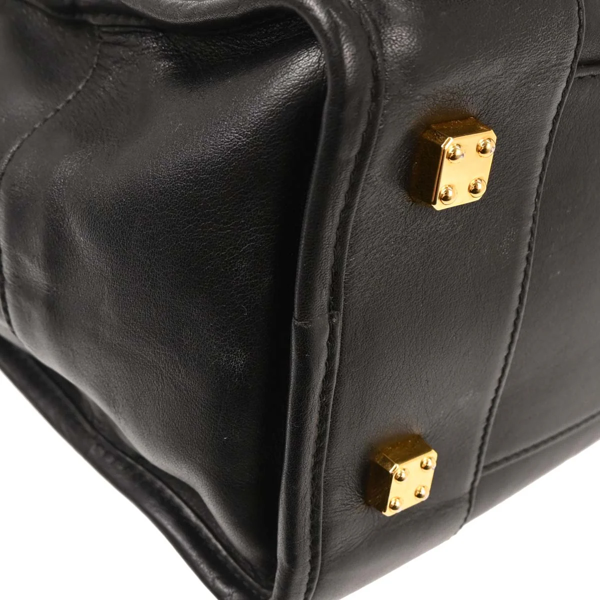 Loewe Black Leather Amazona 32 Handbag - Image 5