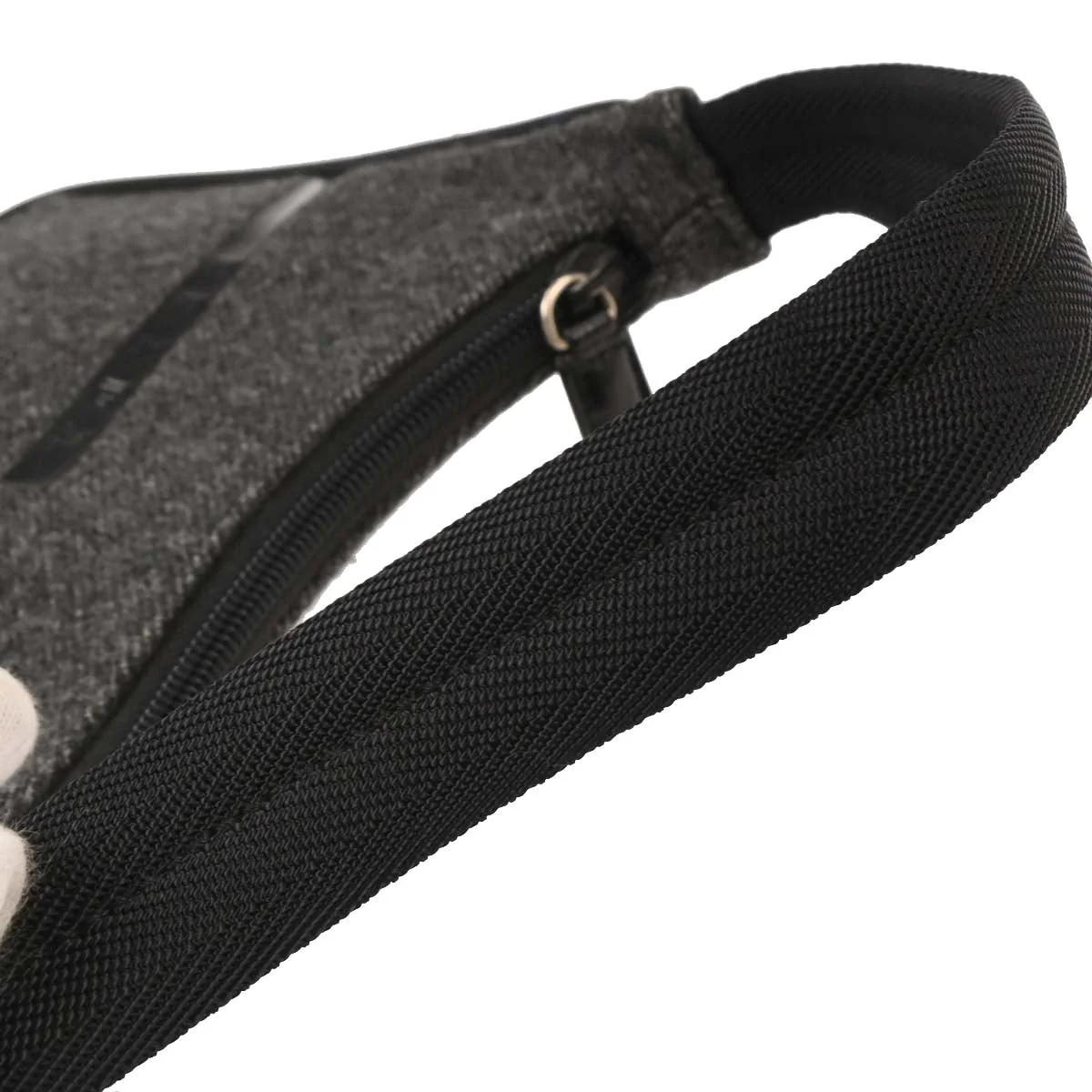 Prada Sport Gray Wool Handbag - Image 4