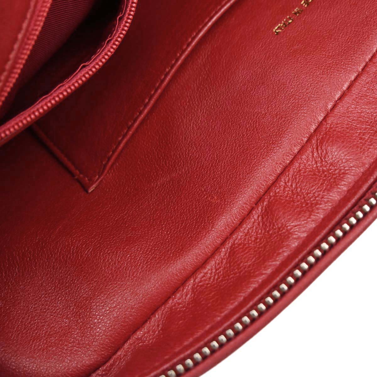 Chanel 1994-1996 Red Lambskin Shoulder Bag - Image 10