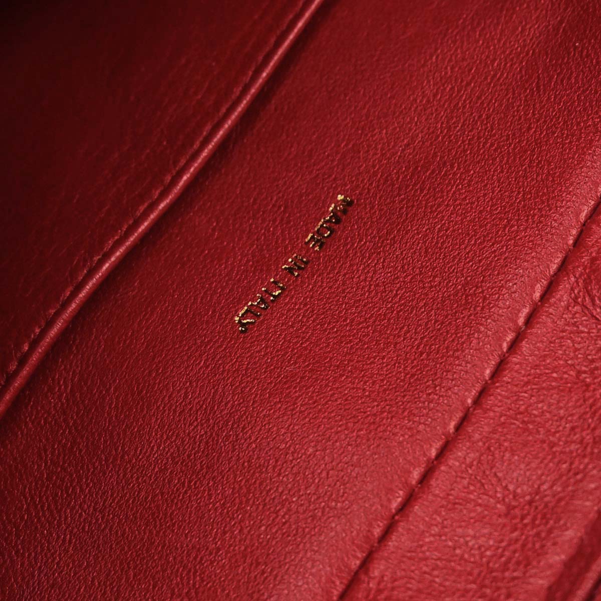 Chanel 1994-1996 Red Lambskin Shoulder Bag - Image 11