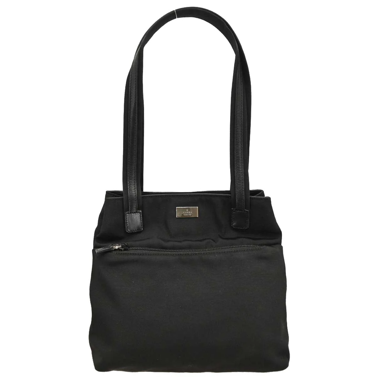 Gucci Black Nylon Tote Handbag