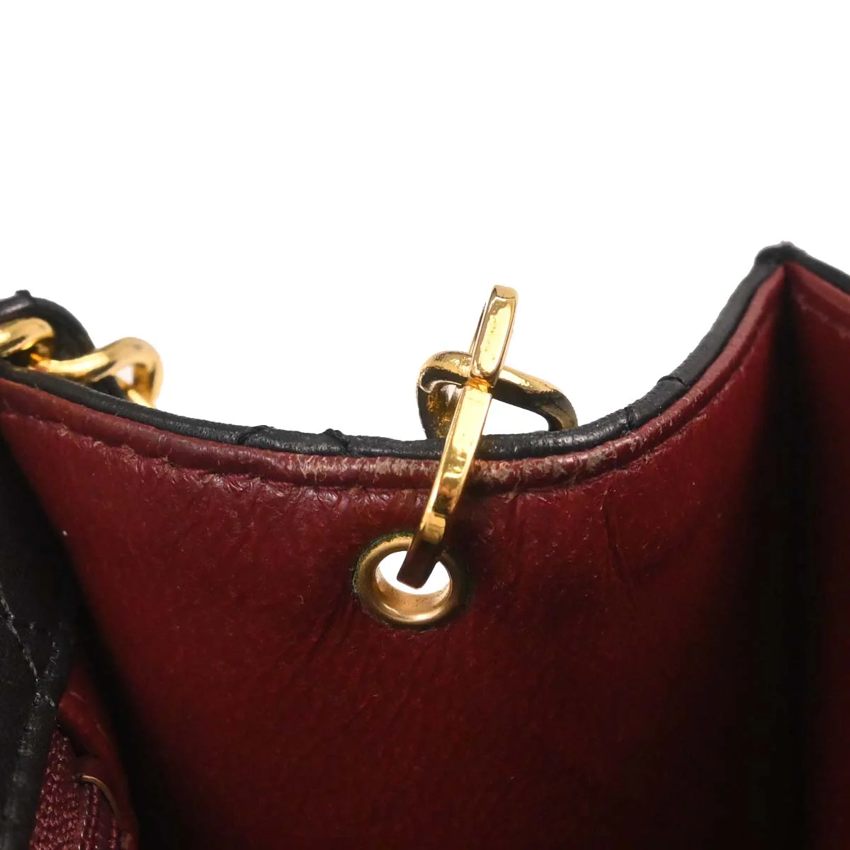 Chanel 1989-1991 Black Lambskin Straight Flap Shoulder Bag - Image 7