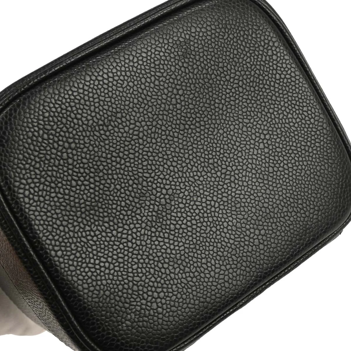 Chanel 2001-2003 Black Caviar Timeless Vanity Handbag - Image 5