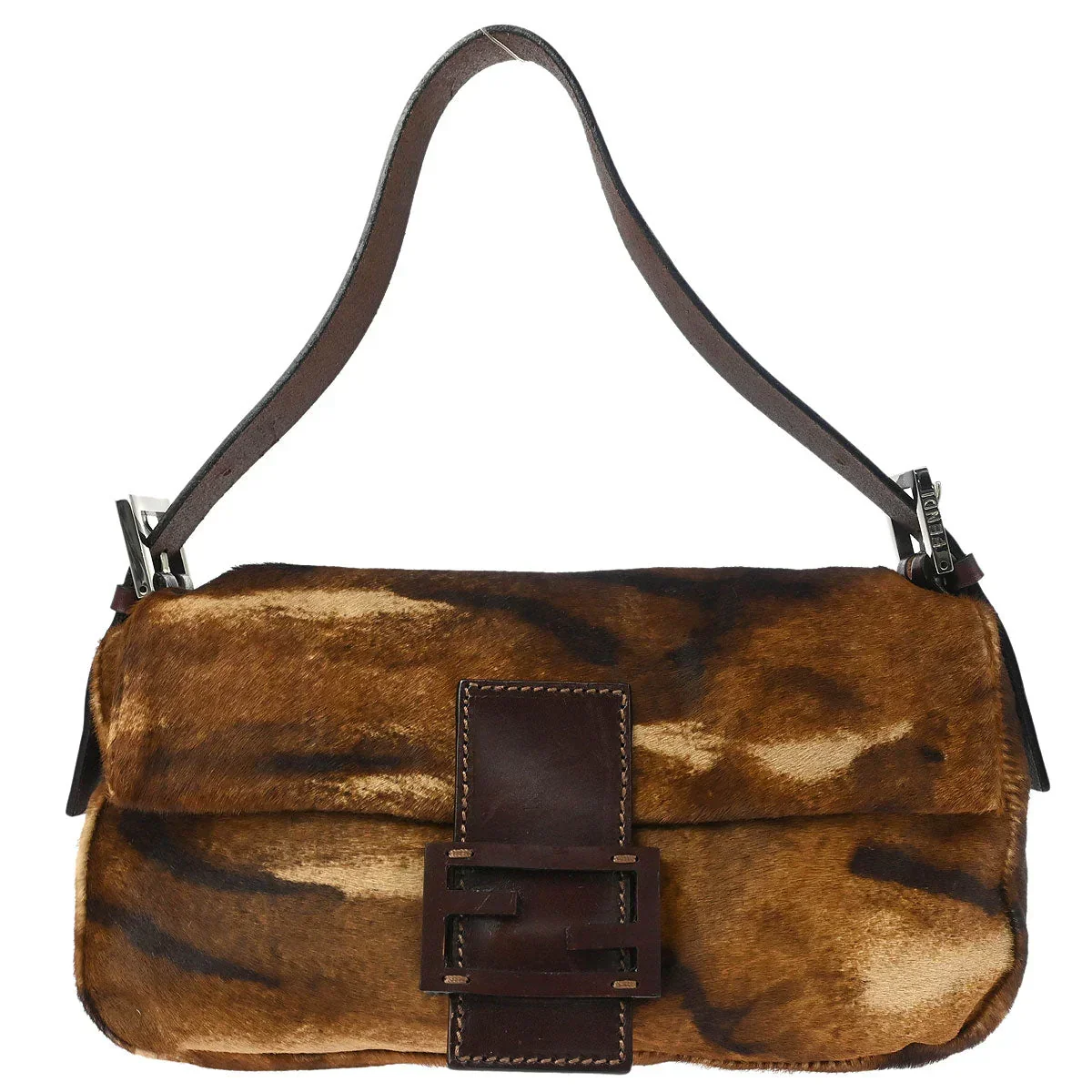 Fendi * 2001 Pony Hair Baguette Handbag