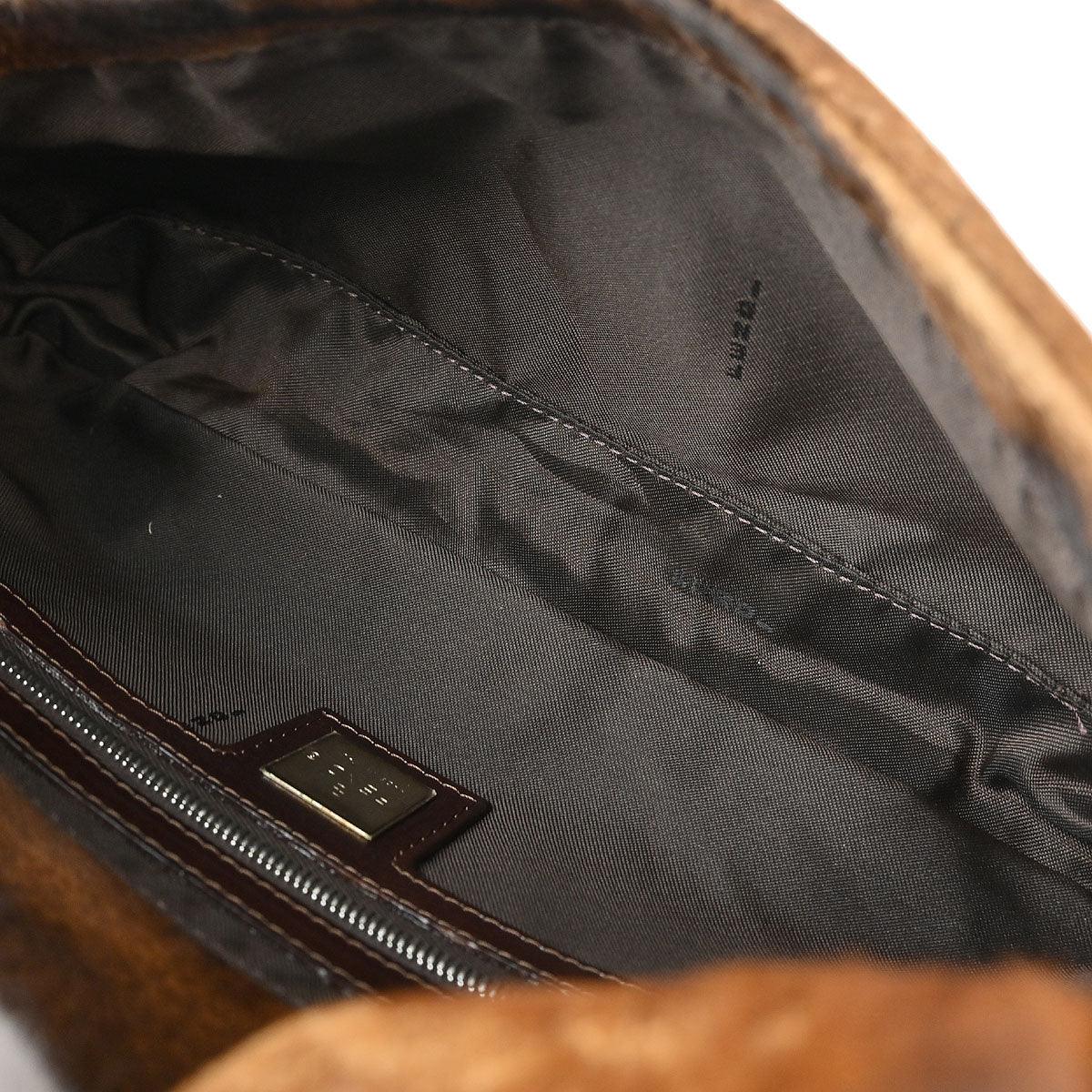 Fendi * 2001 Pony Hair Baguette Handbag - Image 9