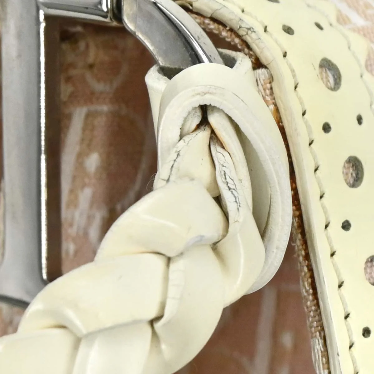 Christian Dior 2004 Pink Canvas Trotter Handbag - Image 5