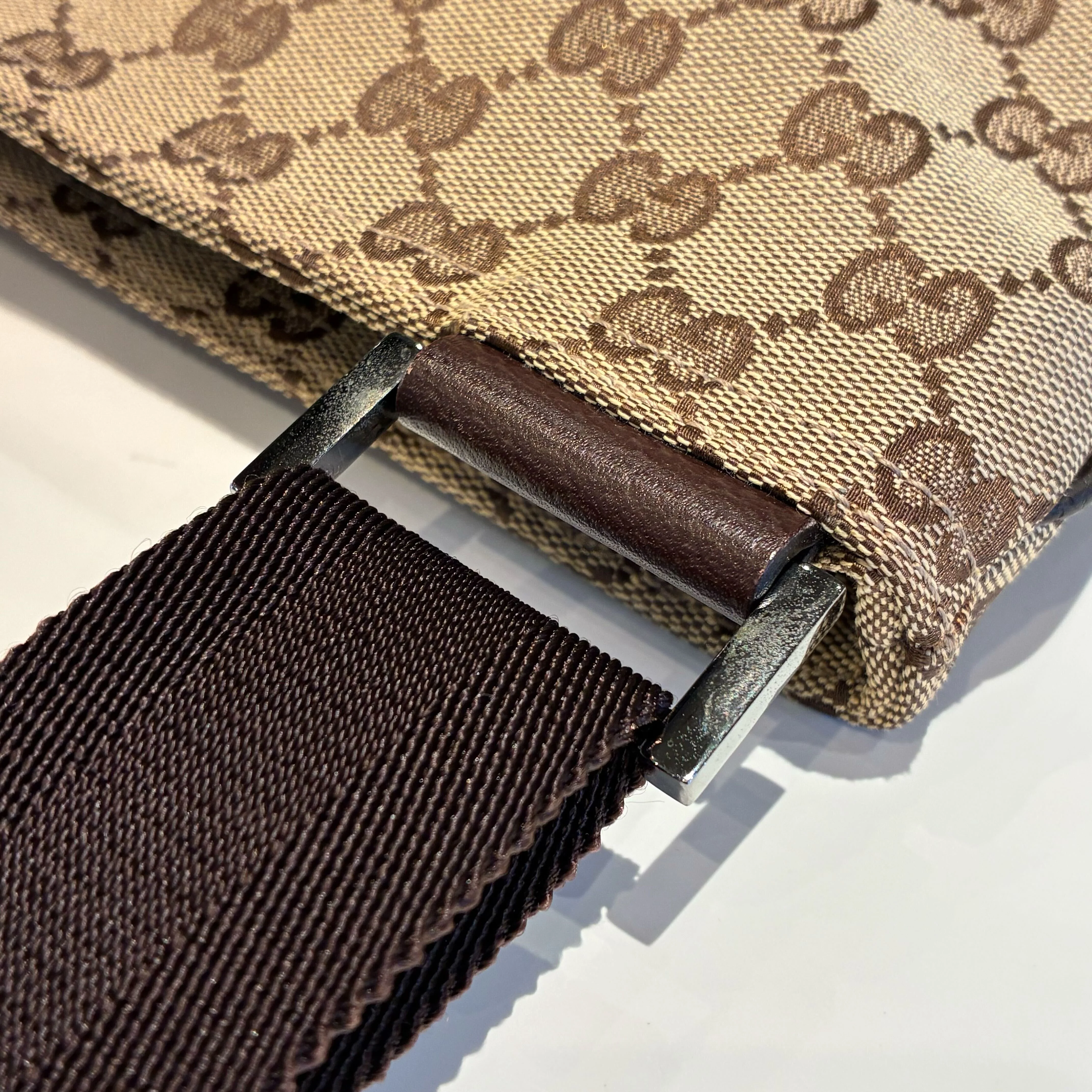 Gucci Beige GG Shoulder Bag - Image 7