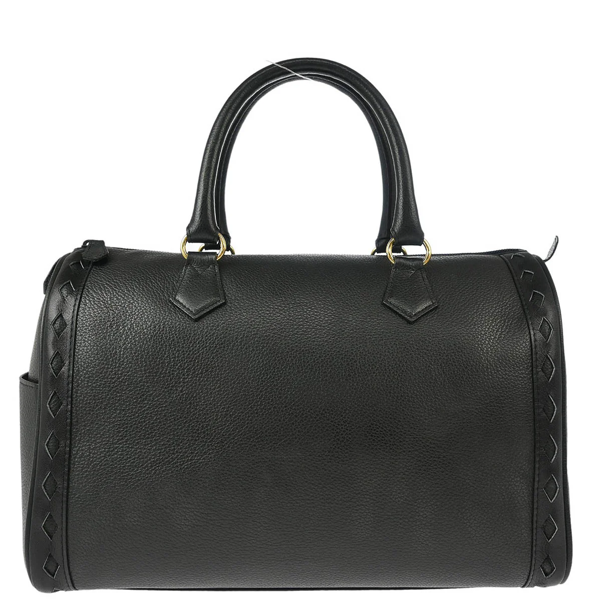 Yves Saint Laurent Black Duffle Handbag