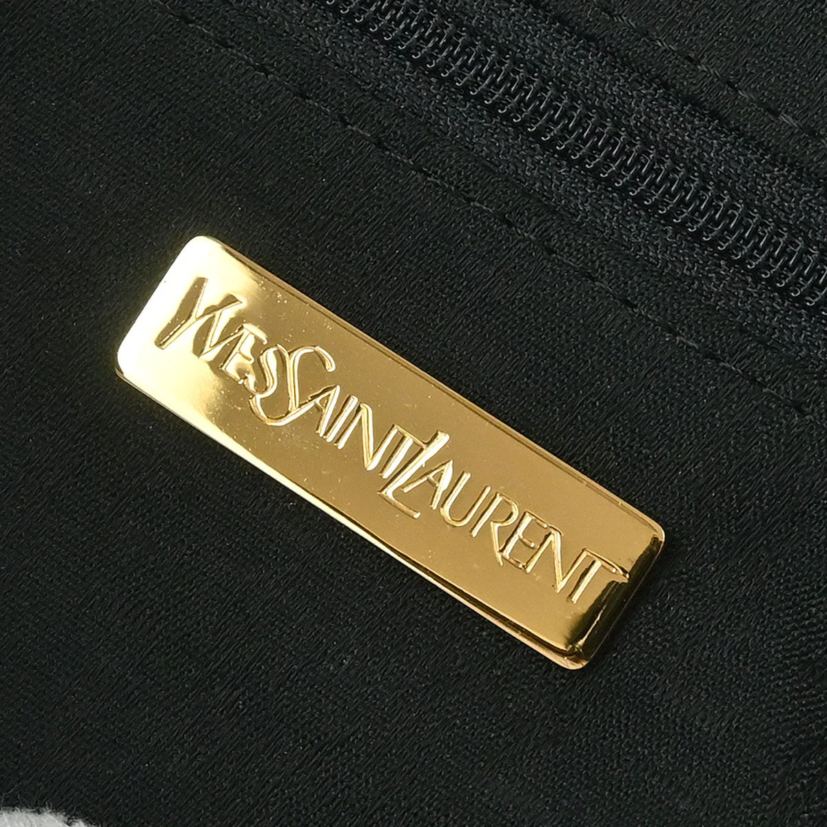 Yves Saint Laurent Black Duffle Handbag - Image 10