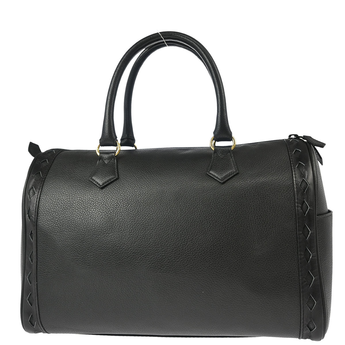 Yves Saint Laurent Black Duffle Handbag - Image 2