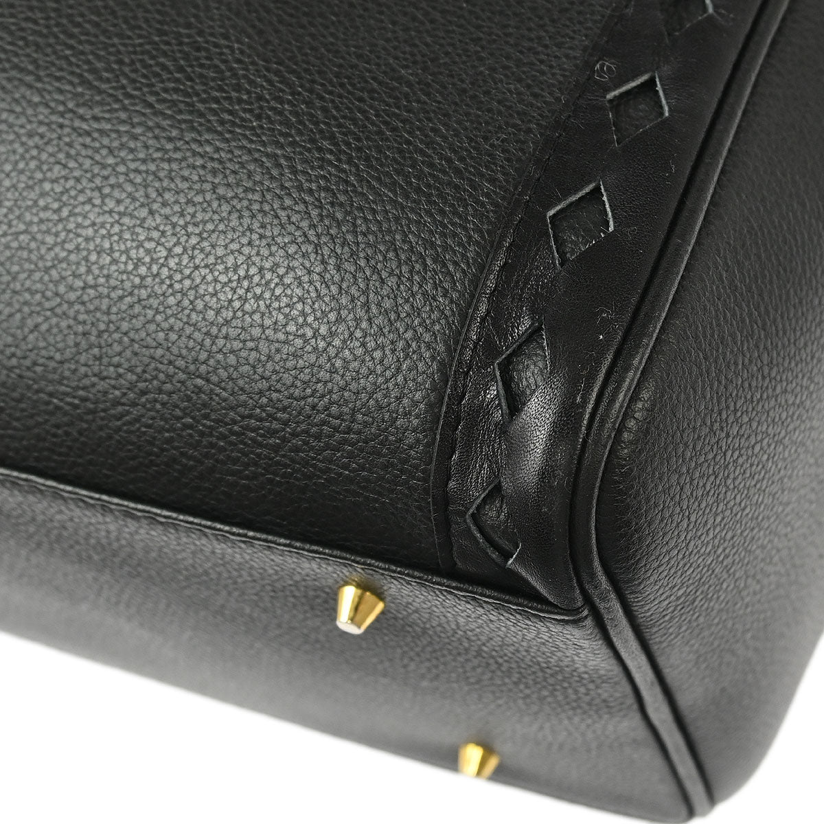 Yves Saint Laurent Black Duffle Handbag - Image 4