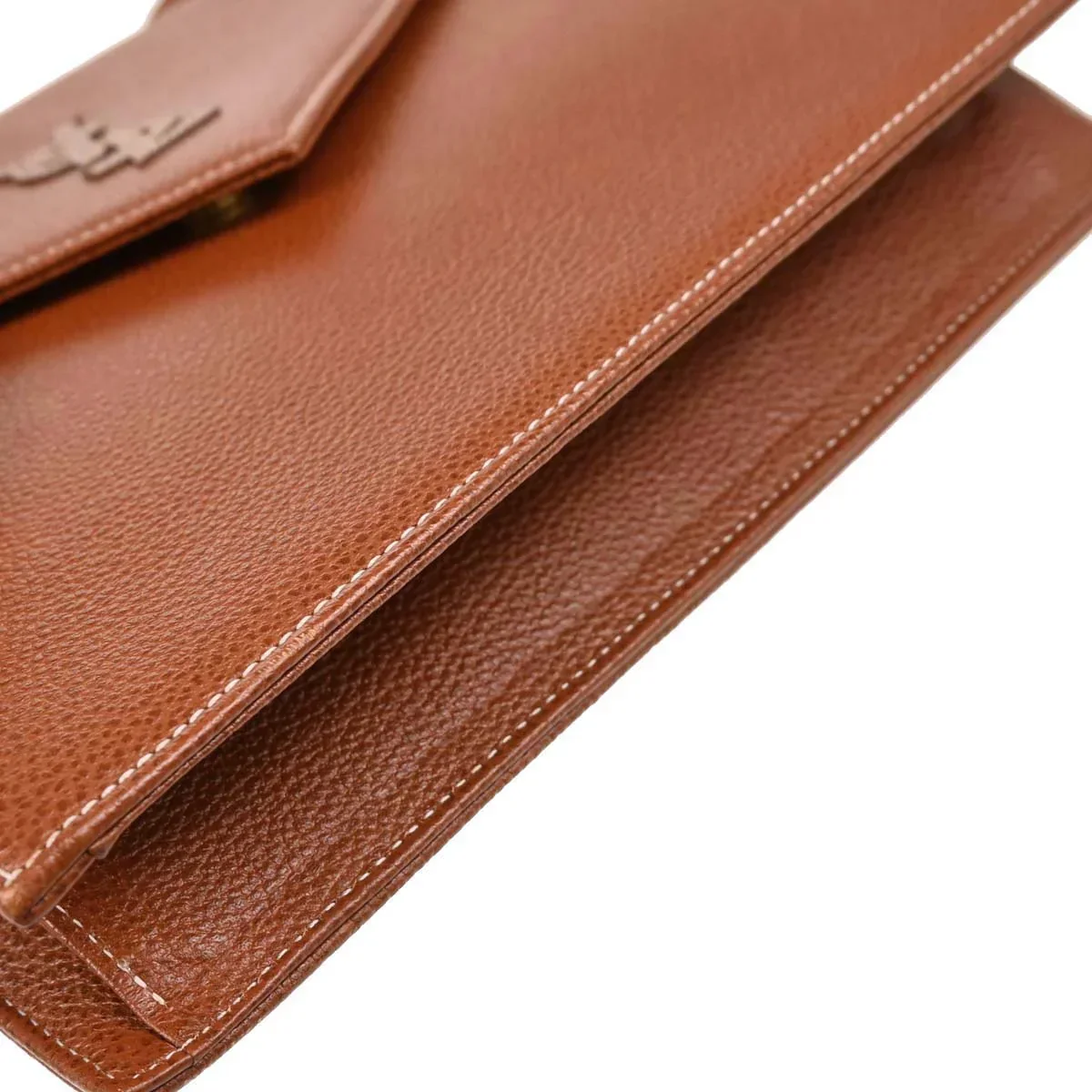 Yves Saint Laurent Brown Leather Shoulder Bag - Image 4