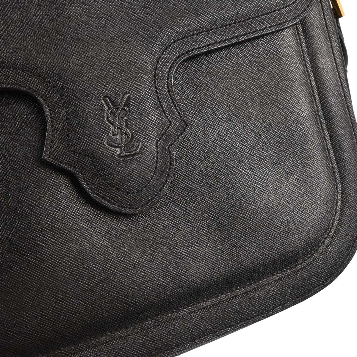 Yves Saint Laurent Black Leather Handbag - Image 5