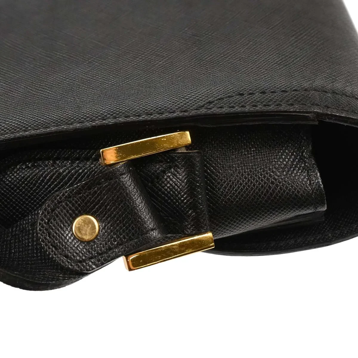 Yves Saint Laurent Black Leather Handbag - Image 6