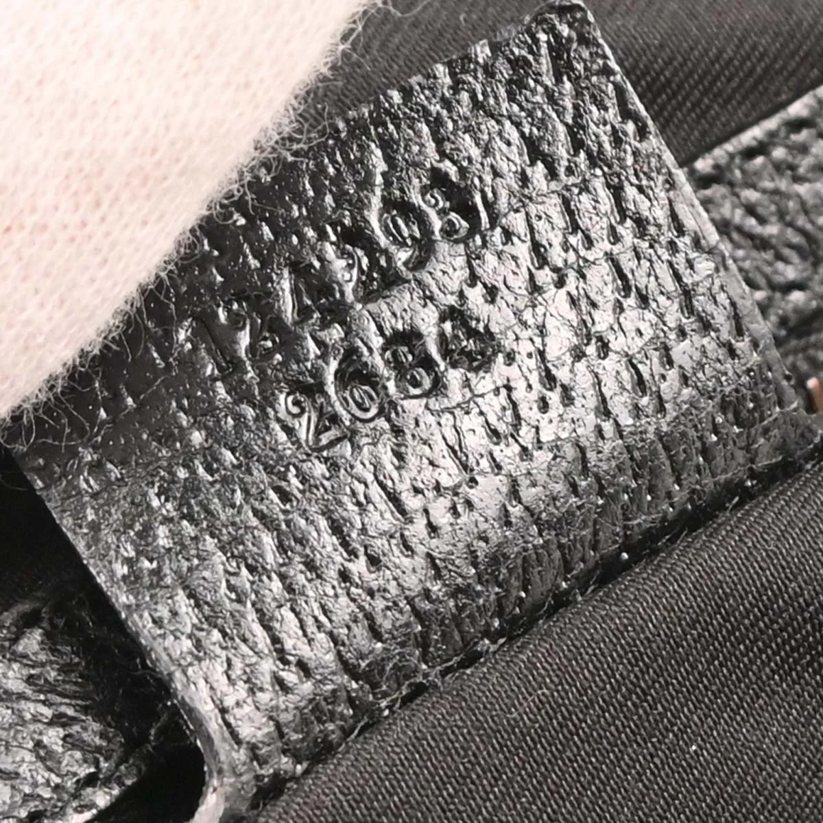 Gucci Black Canvas Bamboo GG Handbag - Image 10
