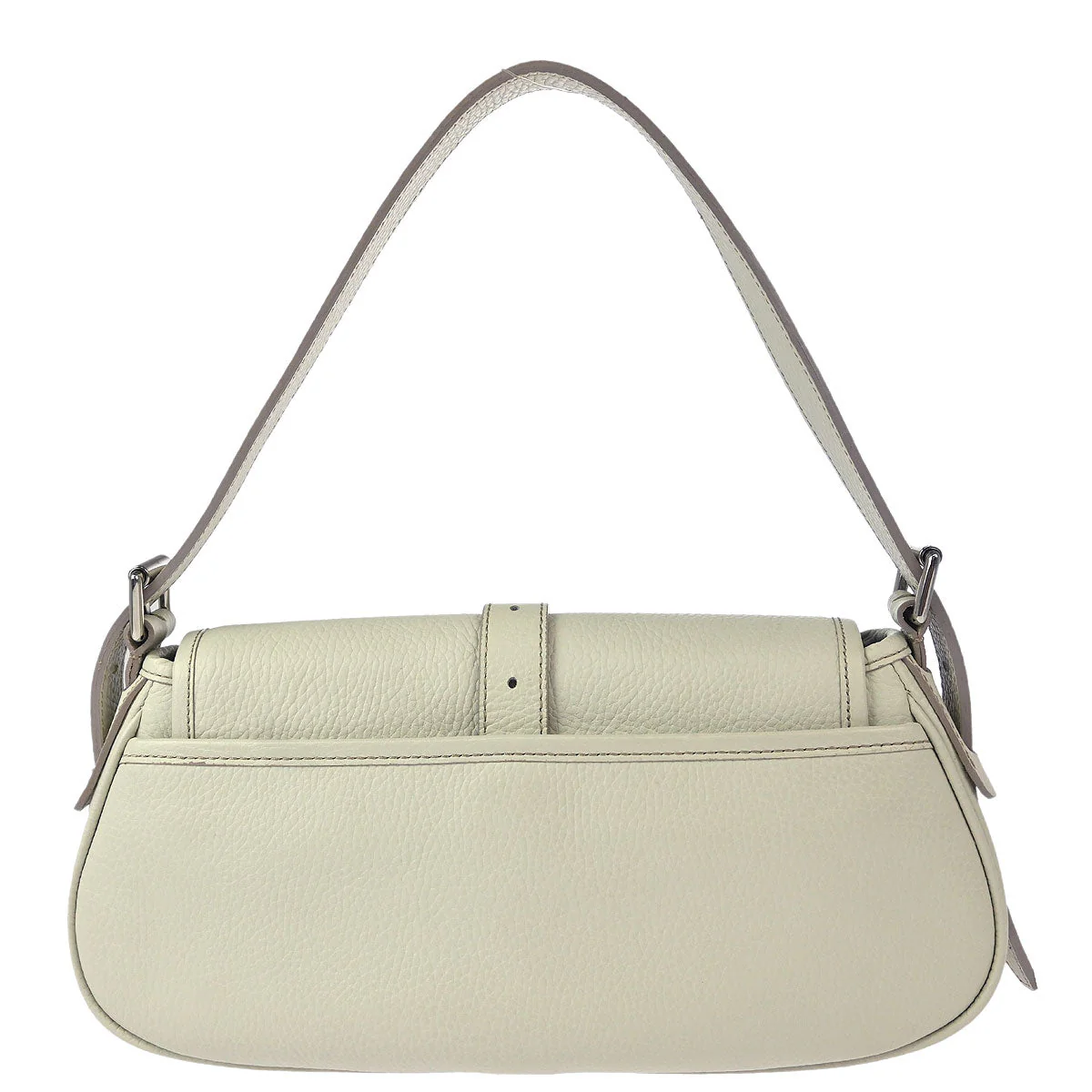 Burberry White Leather Shoulder Bag - Image 2