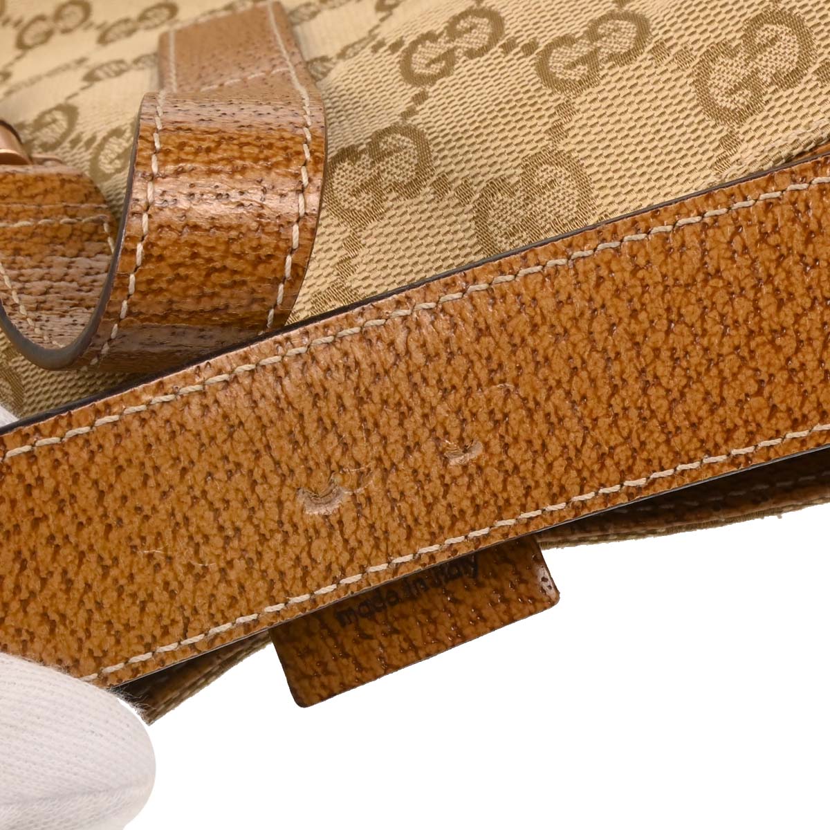 Gucci Beige GG Jackie Hobo Handbag - Image 10