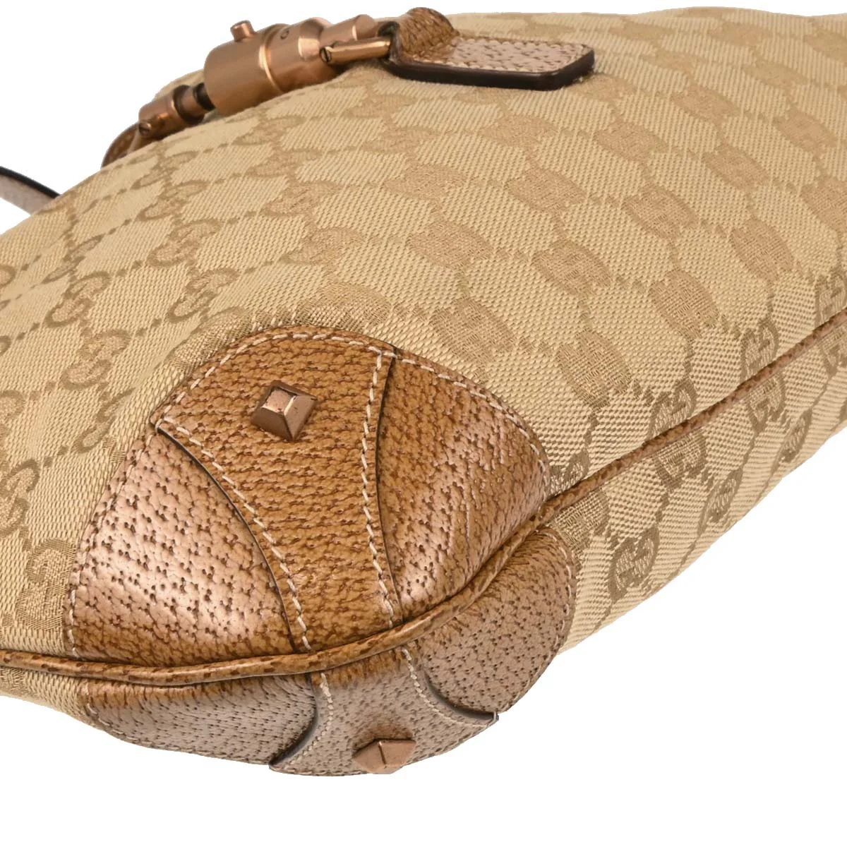 Gucci Beige GG Jackie Hobo Handbag - Image 3