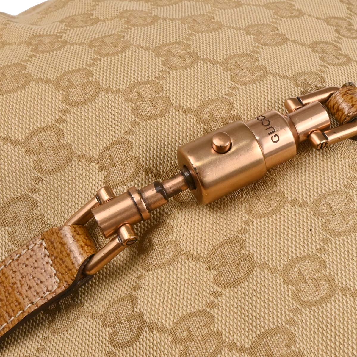 Gucci Beige GG Jackie Hobo Handbag - Image 4