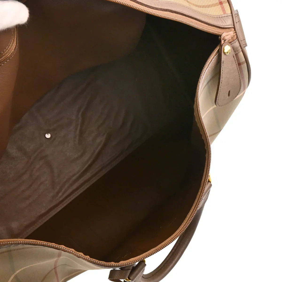 Burberrys Beige Duffle Handbag - Image 4