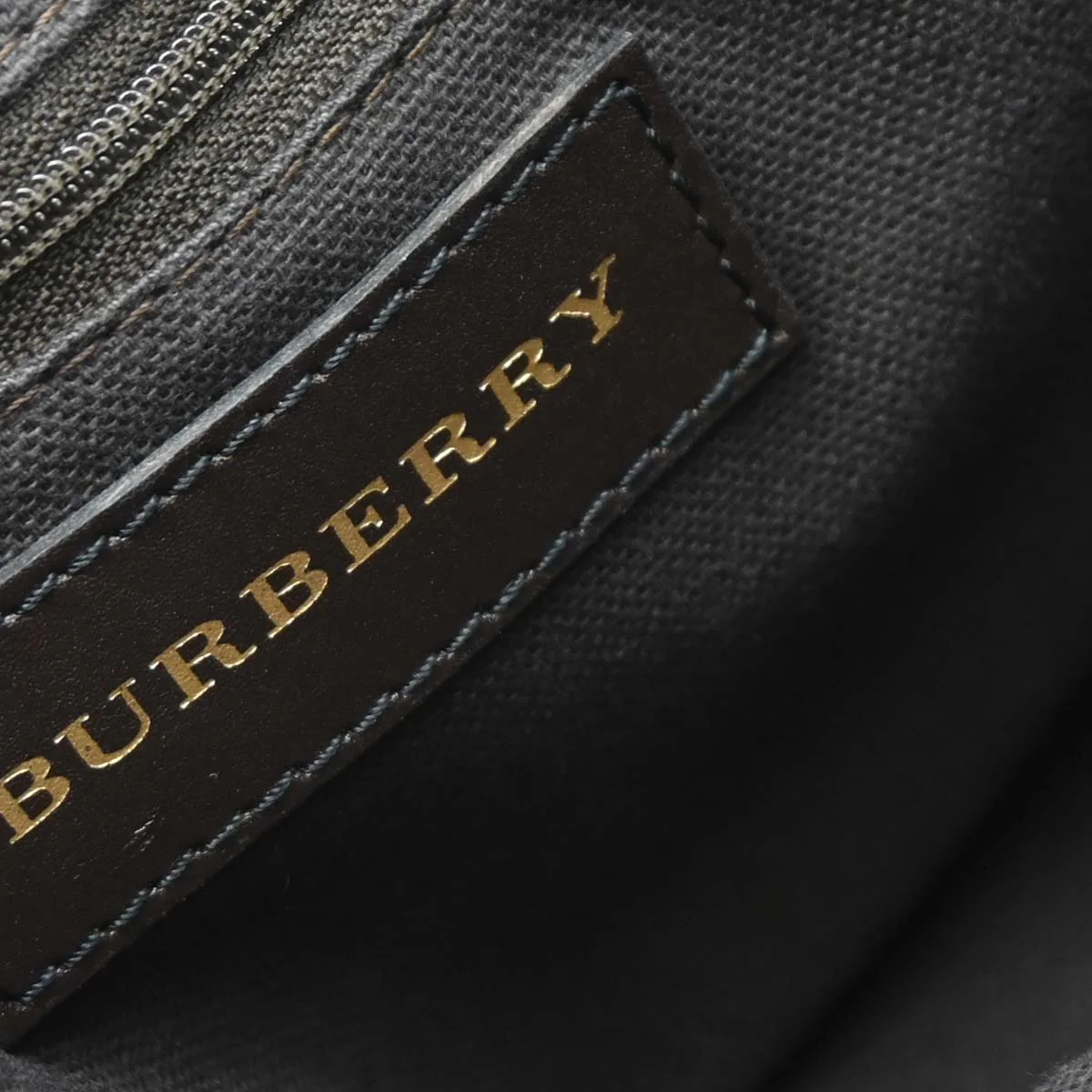Burberry Beige PVC House Check Handbag - Image 8
