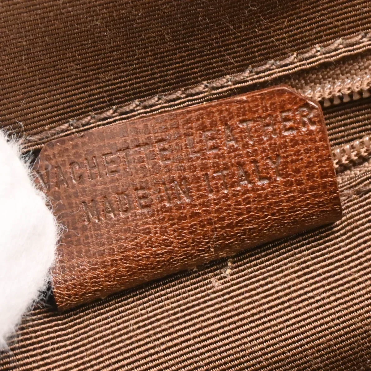 Christian Dior Beige Leather 2way Shoulder Handbag - Image 9