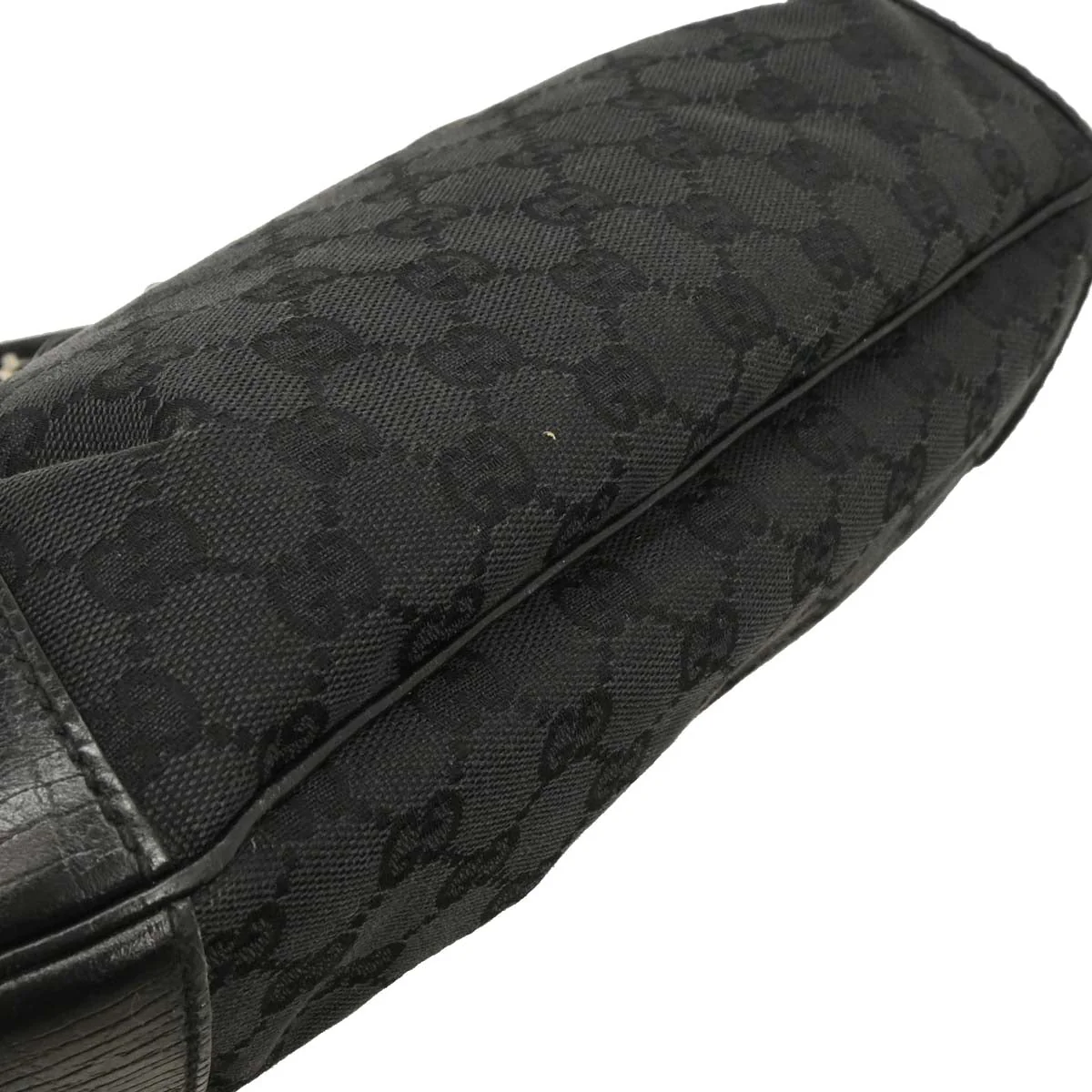 Gucci Black GG Hobo Handbag - Image 4