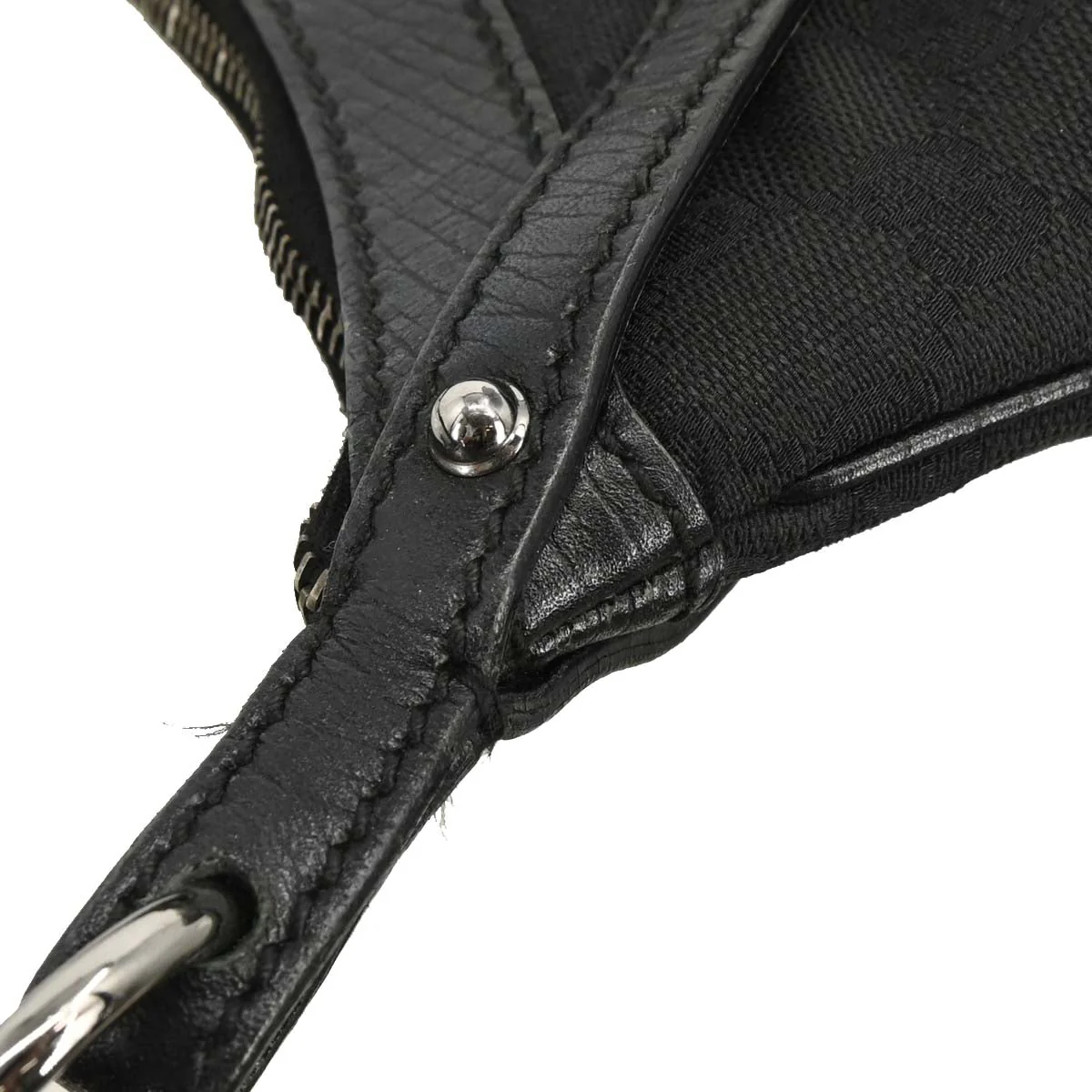 Gucci Black GG Hobo Handbag - Image 5