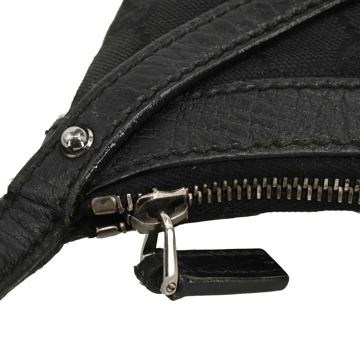 Gucci Black GG Hobo Handbag - Image 6