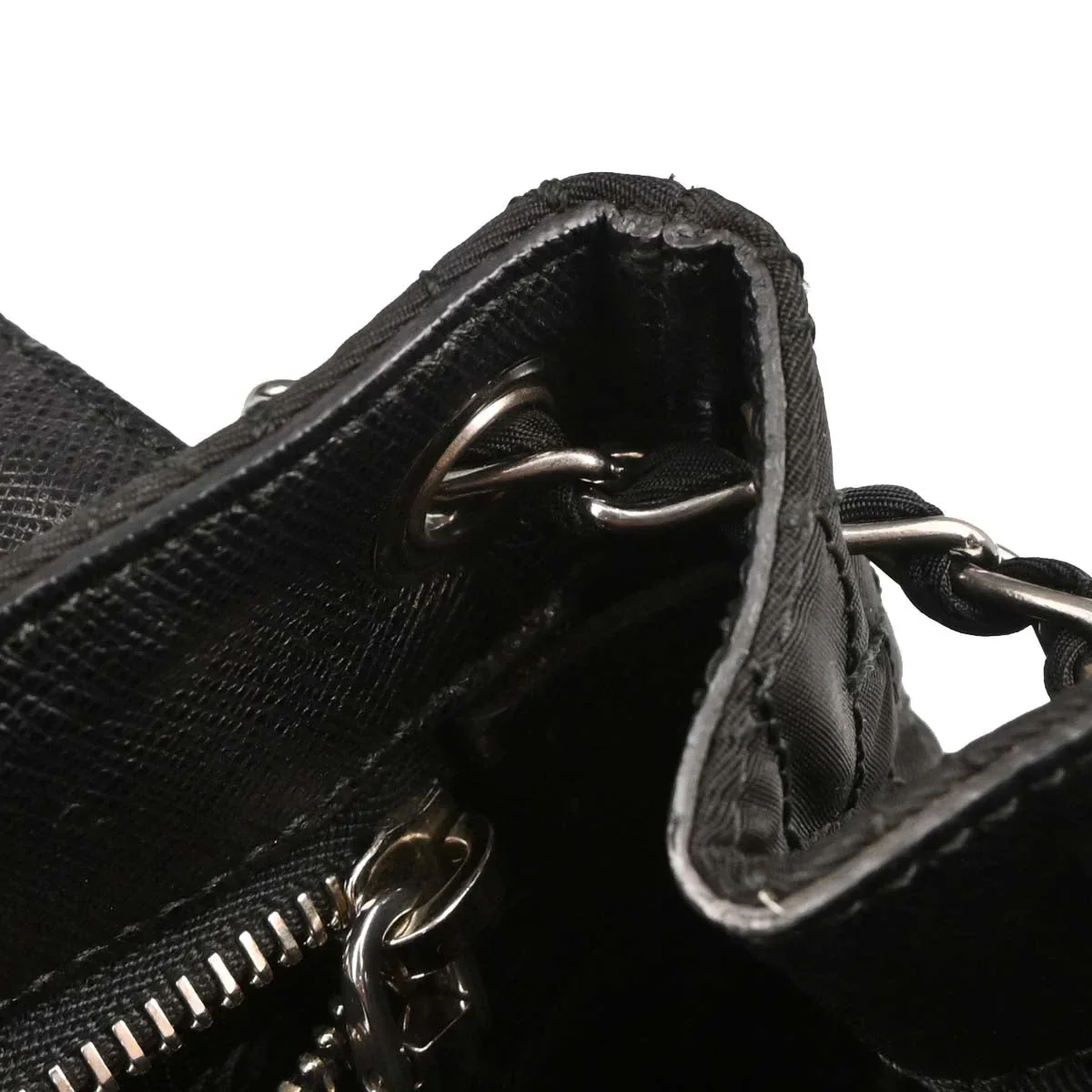 Prada Black Nylon Shoulder Bag - Image 17