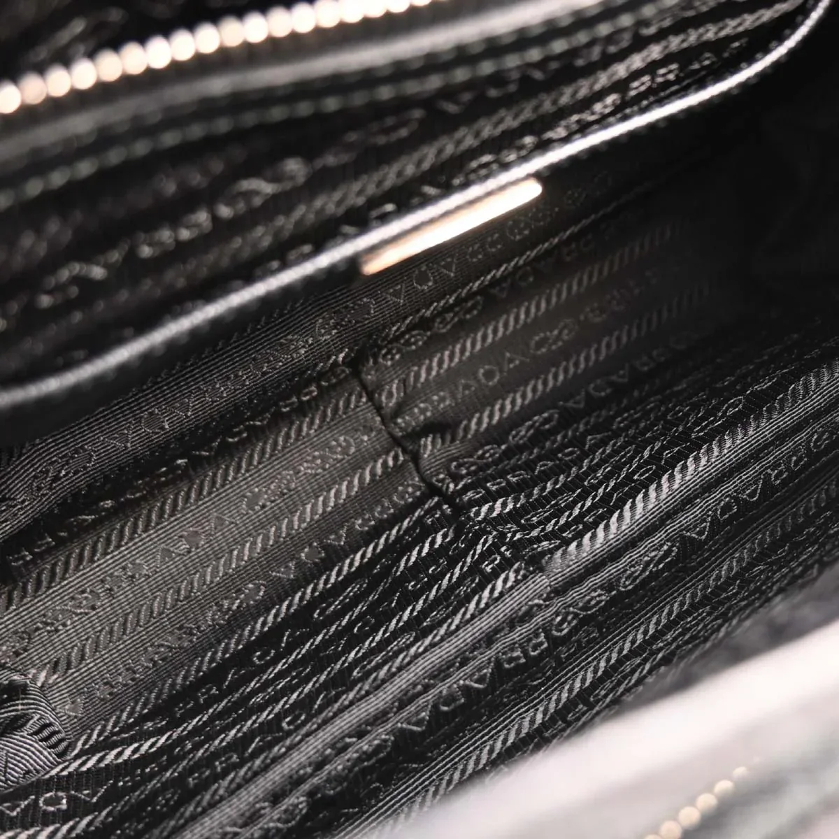 Prada Black Nylon Shoulder Bag - Image 18