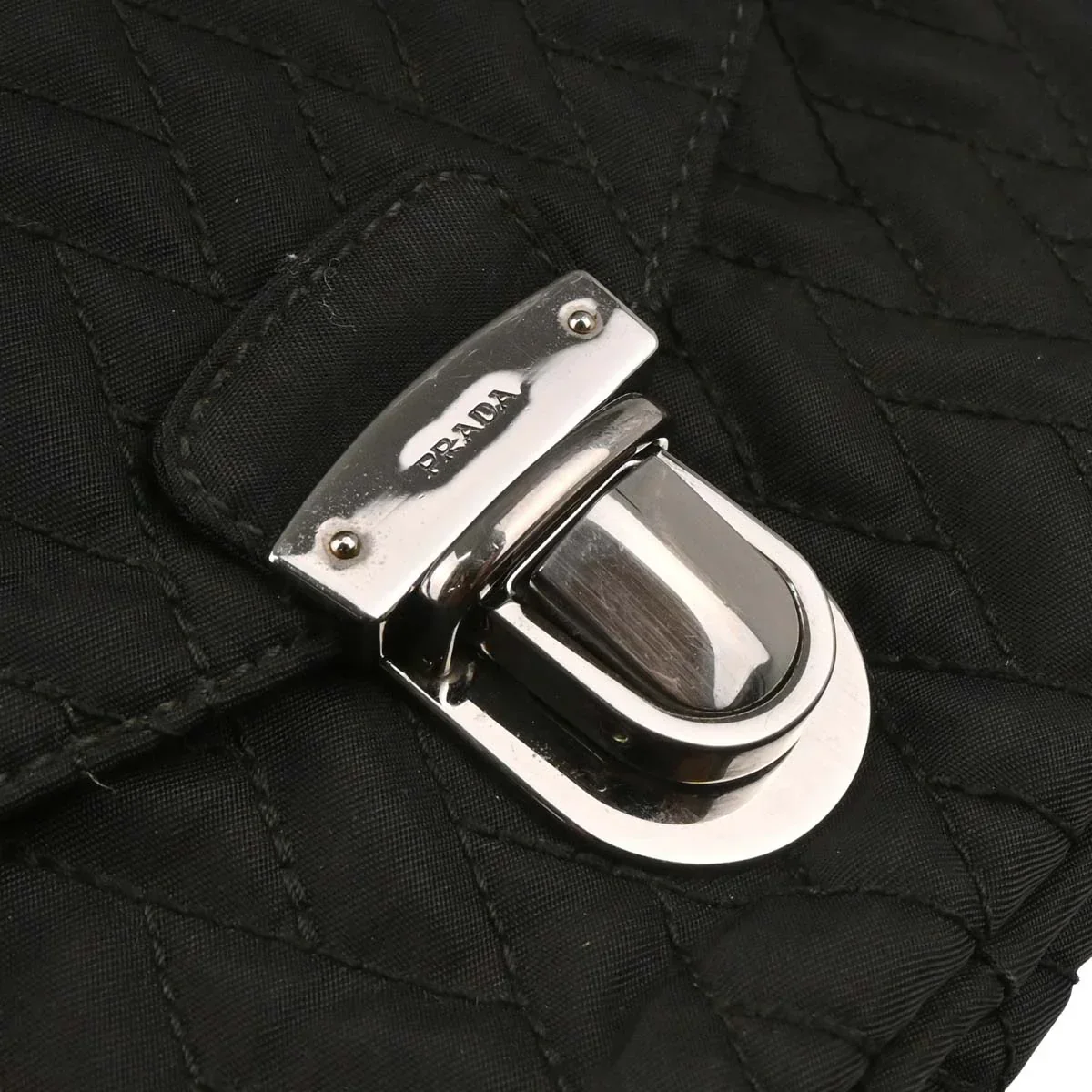 Prada Black Nylon Shoulder Bag - Image 5