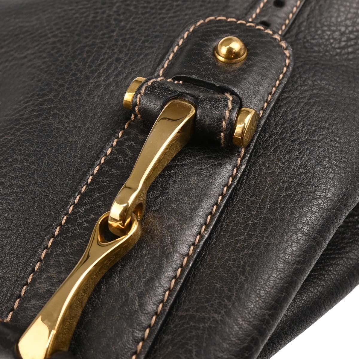 Gucci Gray Leather Handbag - Image 6