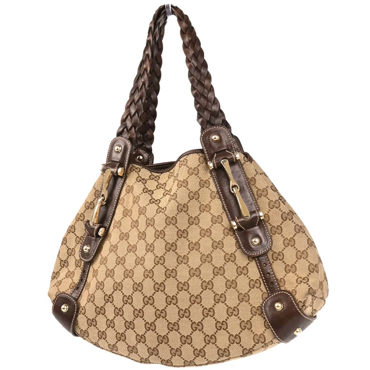 Gucci Beige GG Hobo Handbag - Image 2