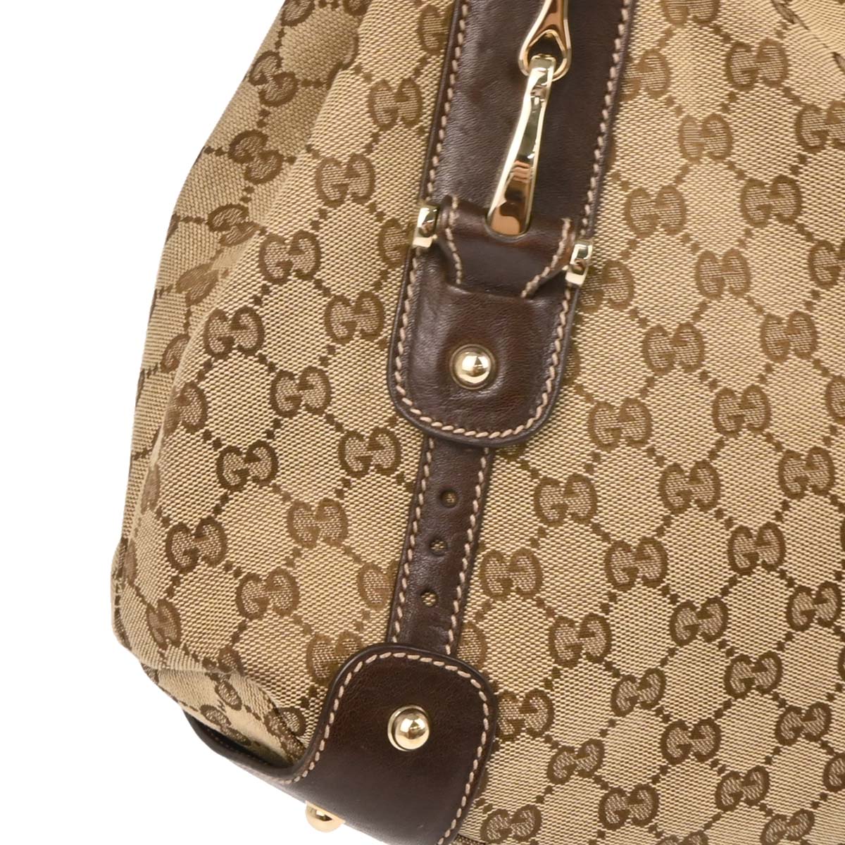 Gucci Beige GG Hobo Handbag - Image 3