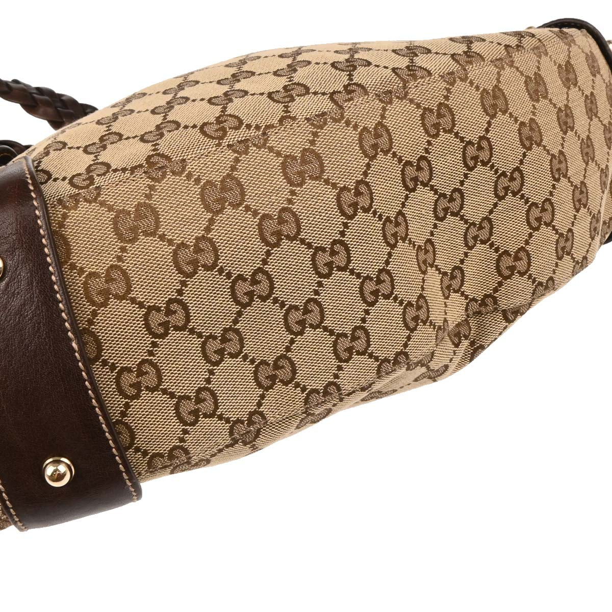 Gucci Beige GG Hobo Handbag - Image 4
