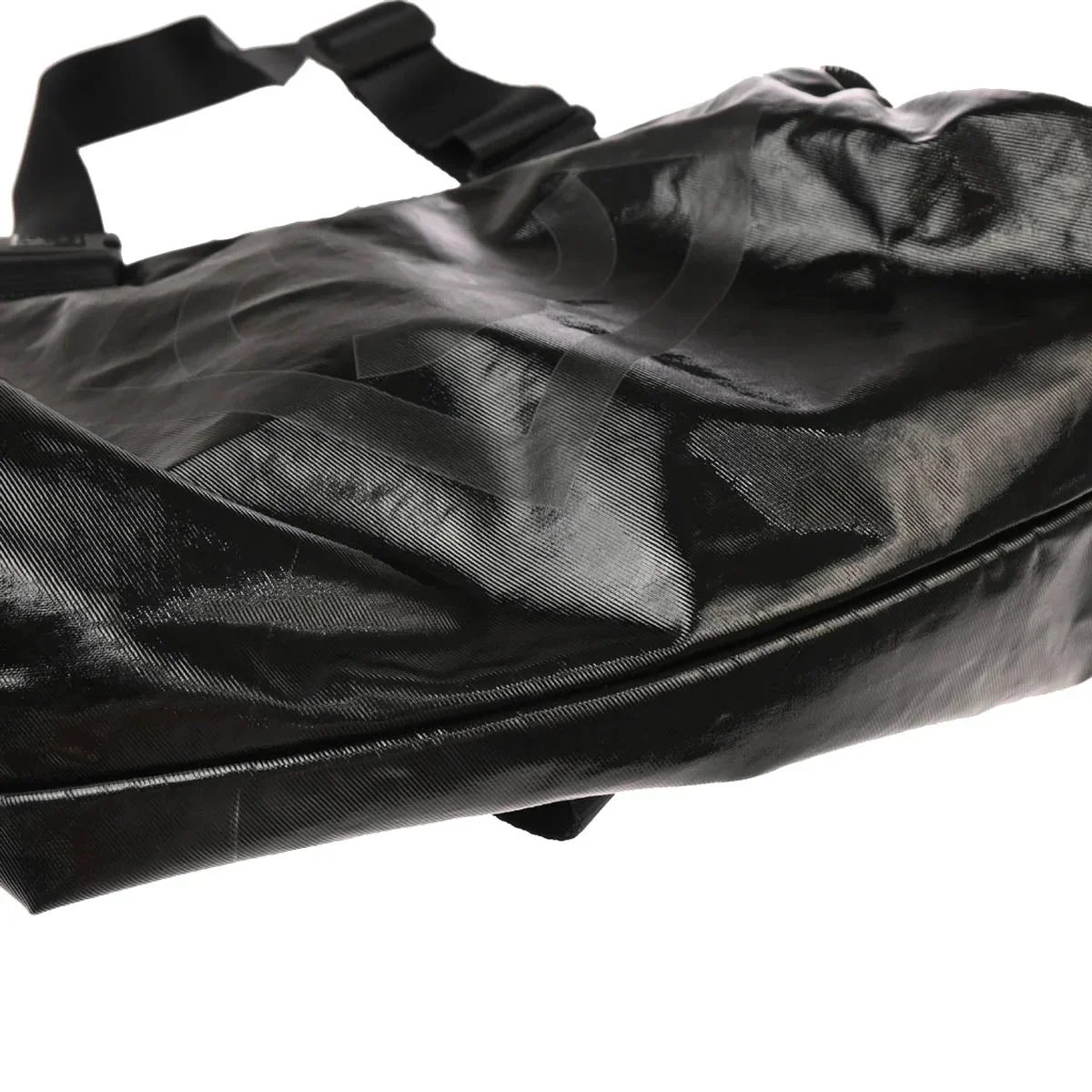 Chanel 2006-2008 Black PVC Sport Line Shoulder Bag - Image 5