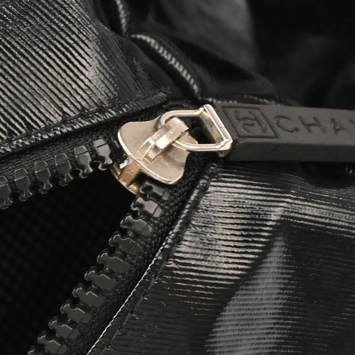 Chanel 2006-2008 Black PVC Sport Line Shoulder Bag - Image 7