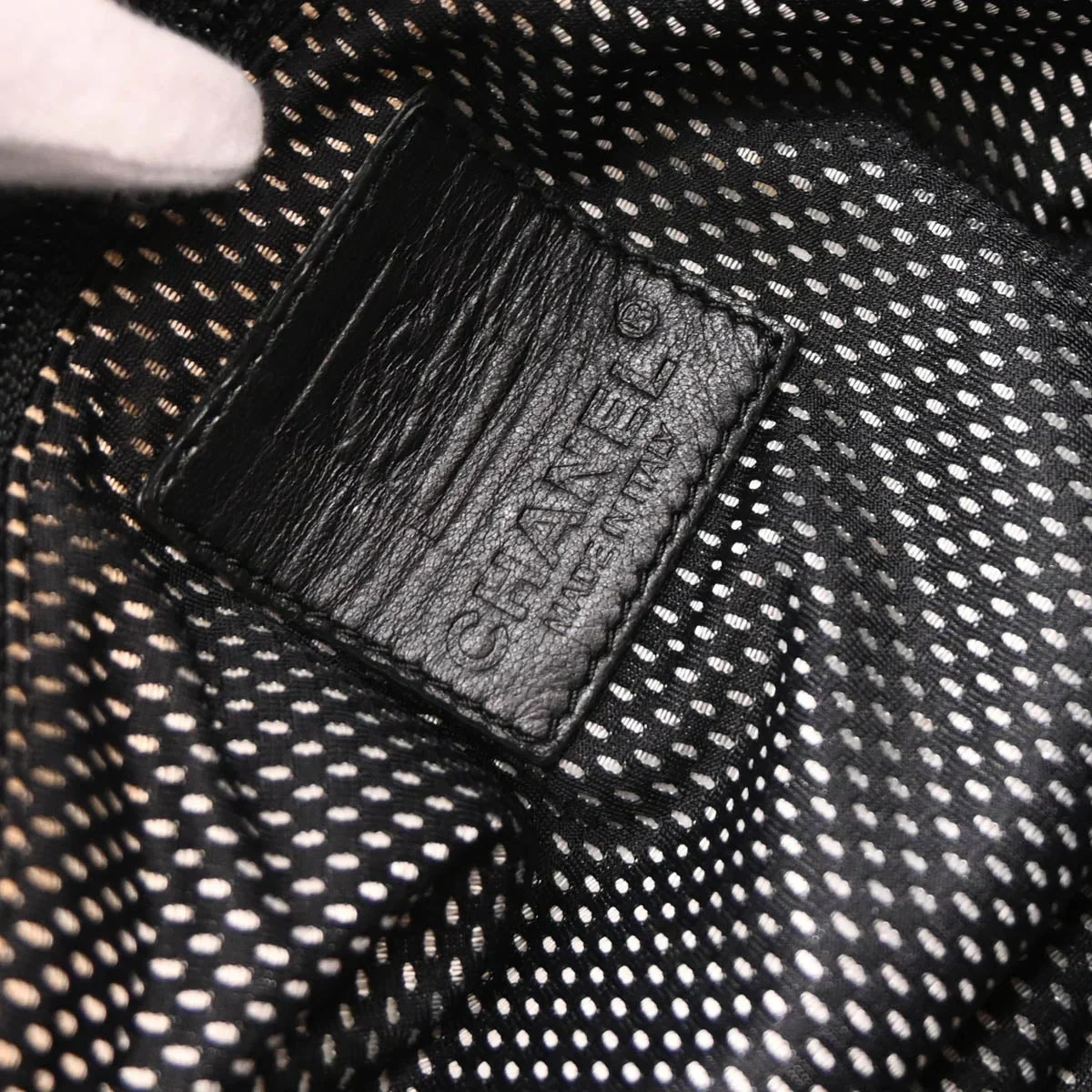 Chanel 2006-2008 Black PVC Sport Line Shoulder Bag - Image 9