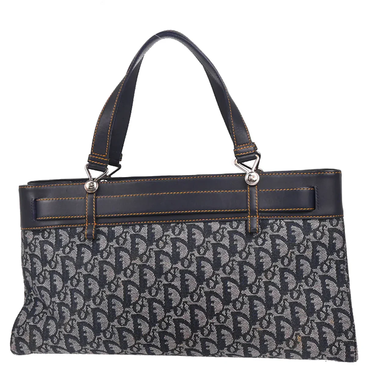 Christian Dior 2001 Navy Trotter Handbag - Image 2