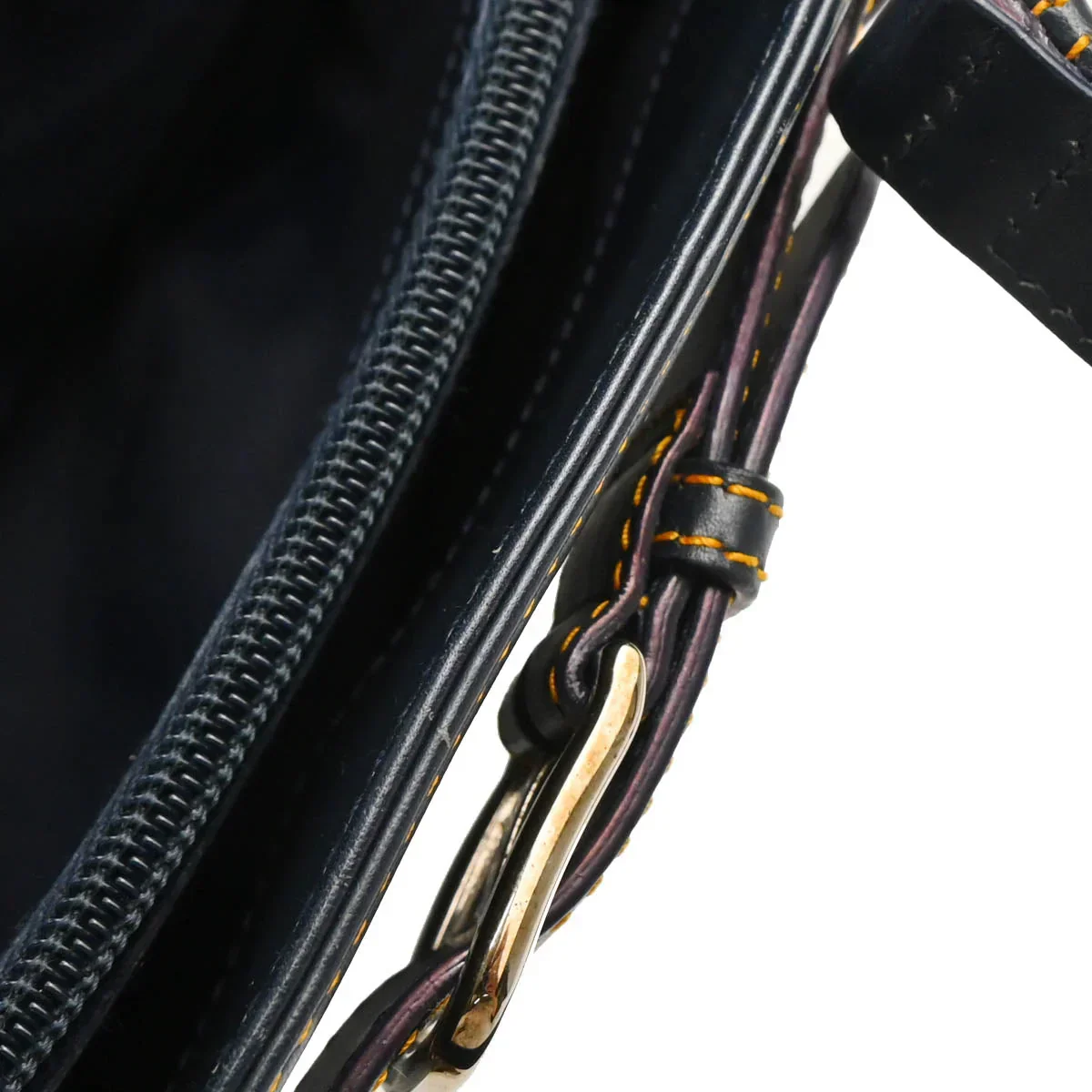 Christian Dior 2001 Navy Trotter Handbag - Image 9