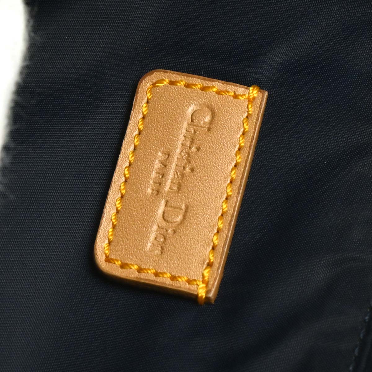 Christian Dior 2002 Navy Denim Saddle Handbag - Image 9