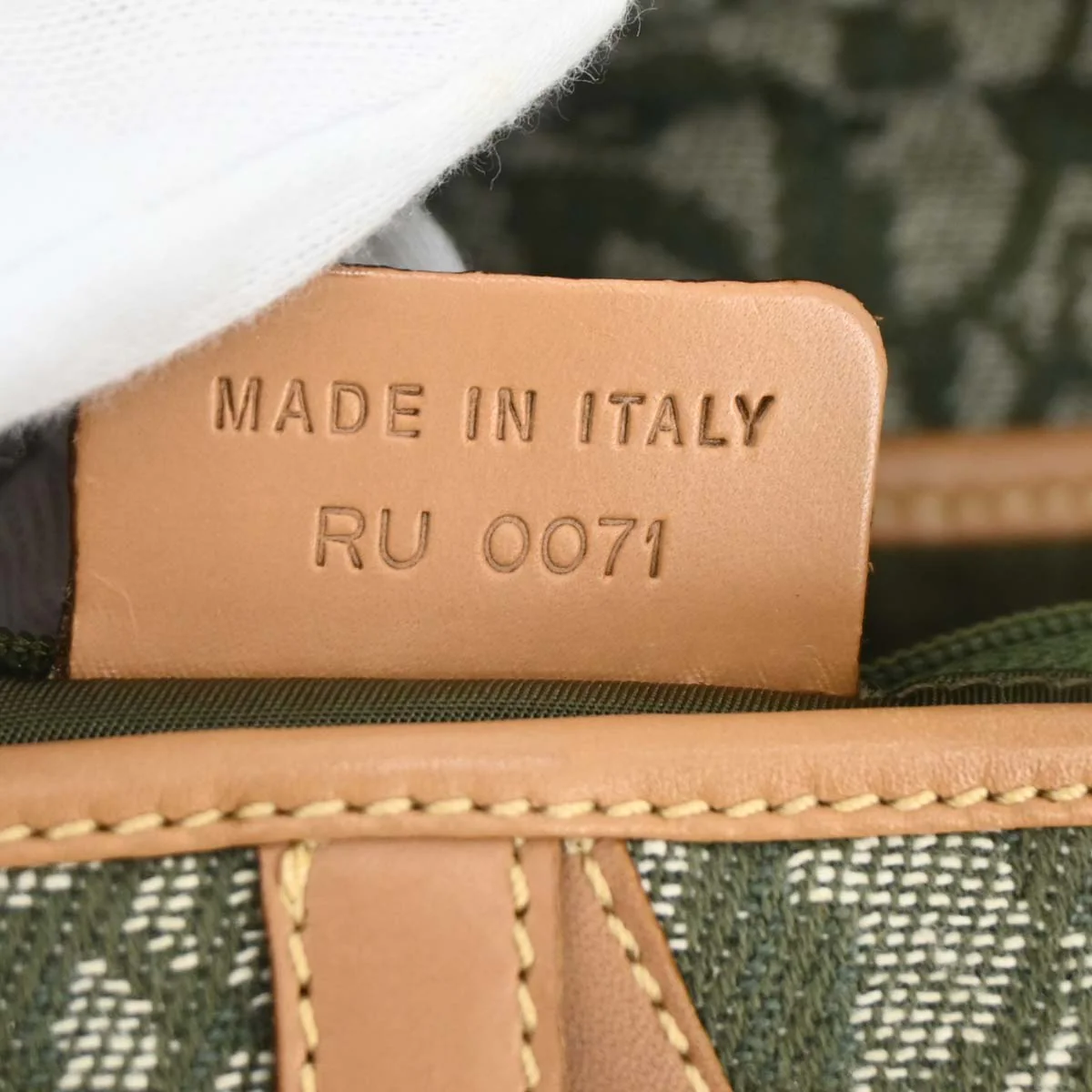Christian Dior 2001 Green Trotter Saddle Handbag - Image 10